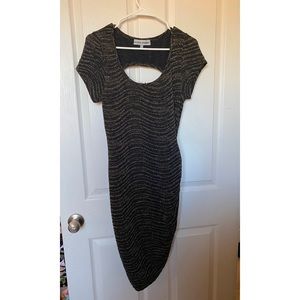 women’s black party dress